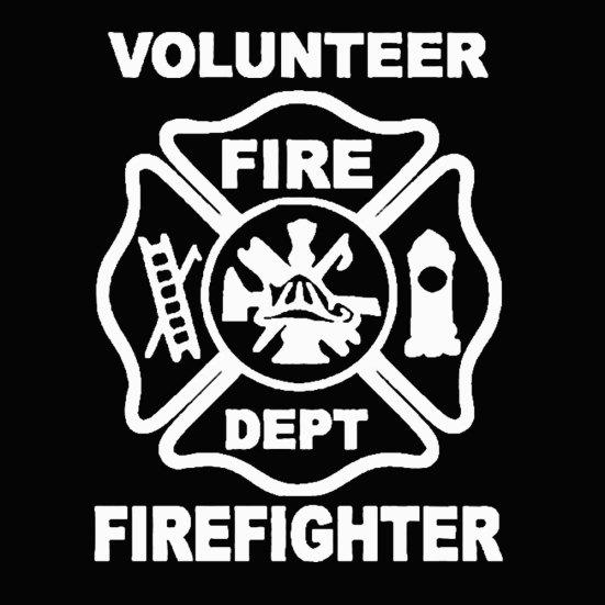 Доброволец пожарный автомобиль тело окна светоотражающие наклейки декор