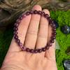 Spiritual Gift 6Mm Rejuvenation Adjustable January Birthstone Garnet Bracelet Natural Stone Beads Handmade 1pc Root Chakra Balance Delicate Jewelry