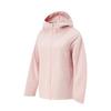Дофаминовый водостойкий инфракрасный теплый капюшон с вставкой из букв для велоспорта, ветровка, женская верхняя одежда светло-розового цвета AFDU944-3