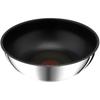 T-fal Ingenio Neo IH Stainless Steel Unlimited Wok Pan, 26cm Deep Wok with Removable Handles, Compatible with Induction and Gas Stoves, Free of Harmfu