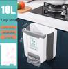 Wall-Mounted Foldable Kitchen Trash Can