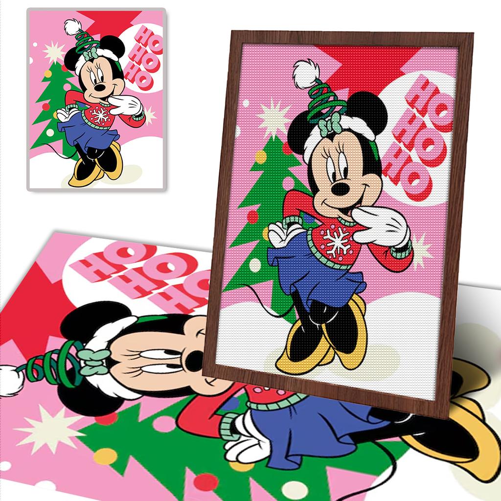 DIY Diamond Painting Beautiful Minnie Cross Stitch Kit Mosaic Art Diamond Painting Full Circle Diamond Home Decoration