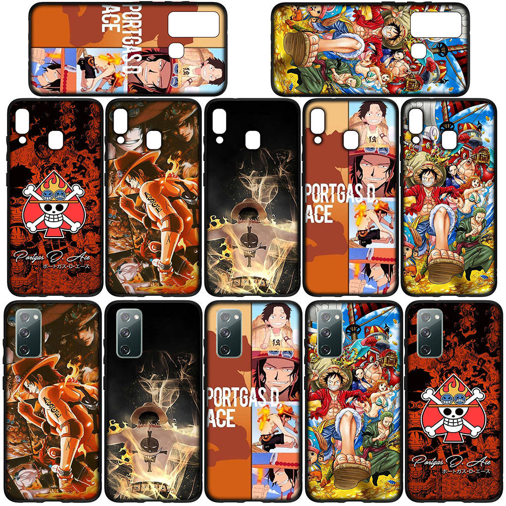 Чехол для iPhone 15 14 Xiaomi Redmi Note 13 12 11 Pro Max X 8 9 XR Samsung Galaxy S24 S23 A05 OPPO A15 Huawei One Piece Luffy Portgas D Ace Phone Case