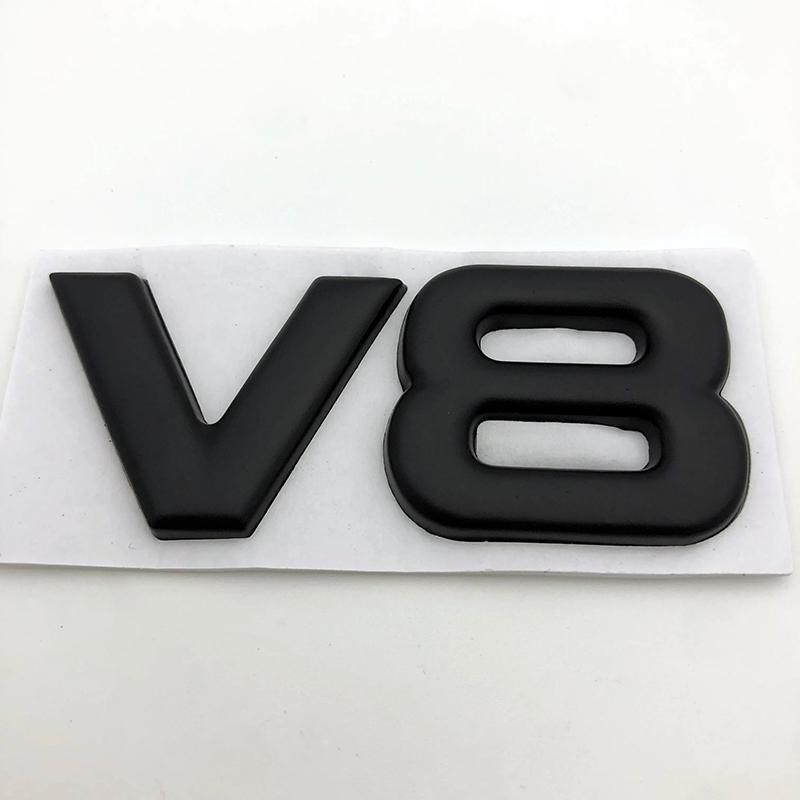 3D Металлический Логотип Буква V6 V8 Крыло Крыло Крыла Крышки Багажника Значок Наклейка Наклейки На Кузов Стайлинг Для Аксессуаров Toyota Highlander