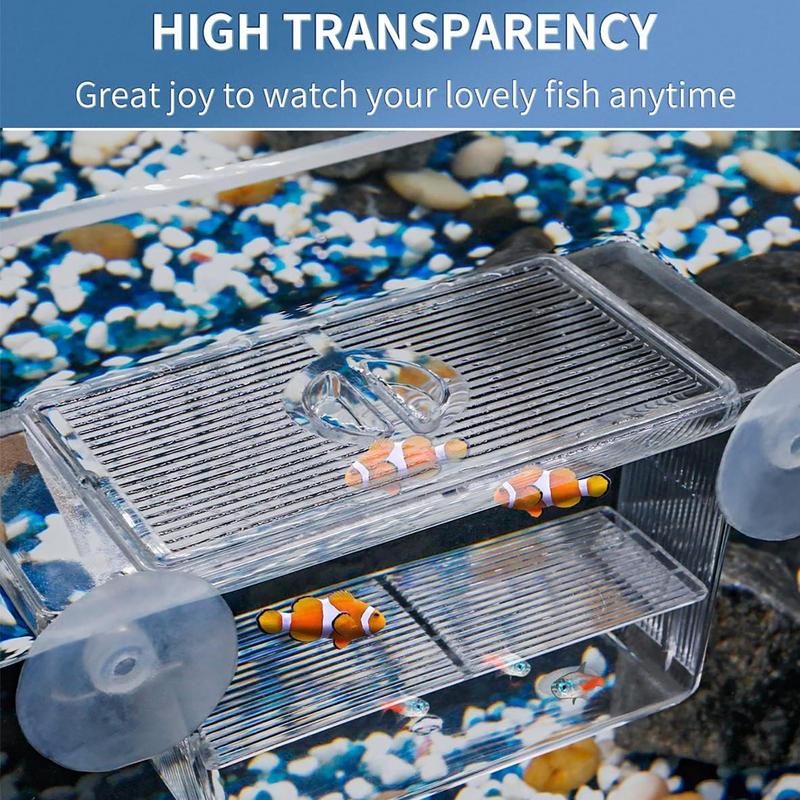 Аквариумный нерестовик акриловый инкубатор нерестовик разделитель для аквариума нерестовый бокс подвесной аквариум нерестовый изолятор