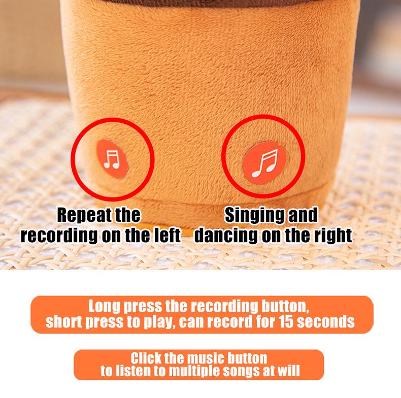 Персонализированные поющие и танцующие игрушки-подсолнухи