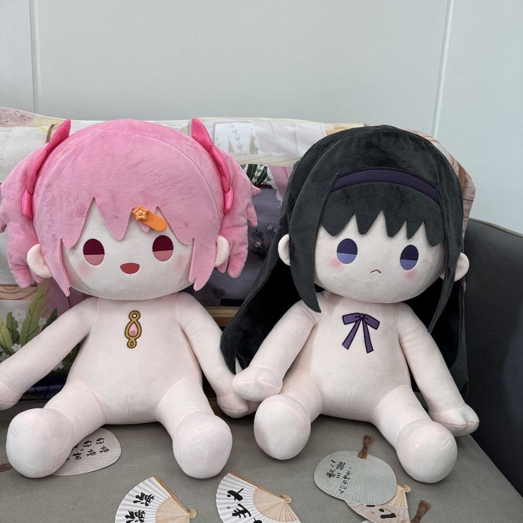 Плюшевая кукла Канамэ Мадока 40 см Косплей Puella Magi Madoka Magica Акеми Хомура Мягкая набивная игрушка Подушка для фанатов аниме