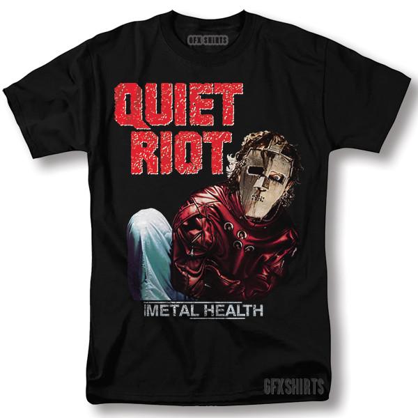 Футболка Quiet Riot Мерч Рок-концерта Тур Винтаж Графический дизайн Футболка
