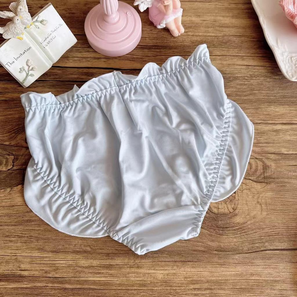 Cute High School Student Preppy Panties with Elegant Girly Underwear [EasyTalk] Bowknot, Lace, Style, Seamless, Skin-Friendly Panties, Fluffy,