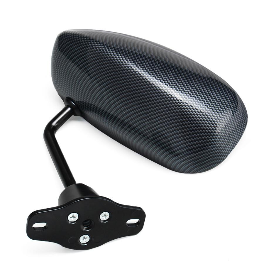 Пара Универсальных Автомобильных Боковых Зеркал в Стиле F1, Винтажные Классические, Под Вид Карбонового Волокна, Caf