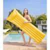 Взрослое надувное плавающее кресло-шезлонг ПВХ Складной надувной матрас Красный Желтый Зеленый Синий
