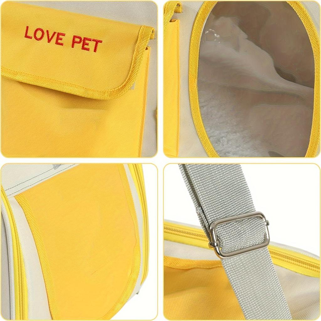 Рюкзак Pet Travel Companion Backpack — дышащий, просторный, подходит для маленьких и больших кошек, а также маленьких и средних собак для дружественных приключений с домашними животными