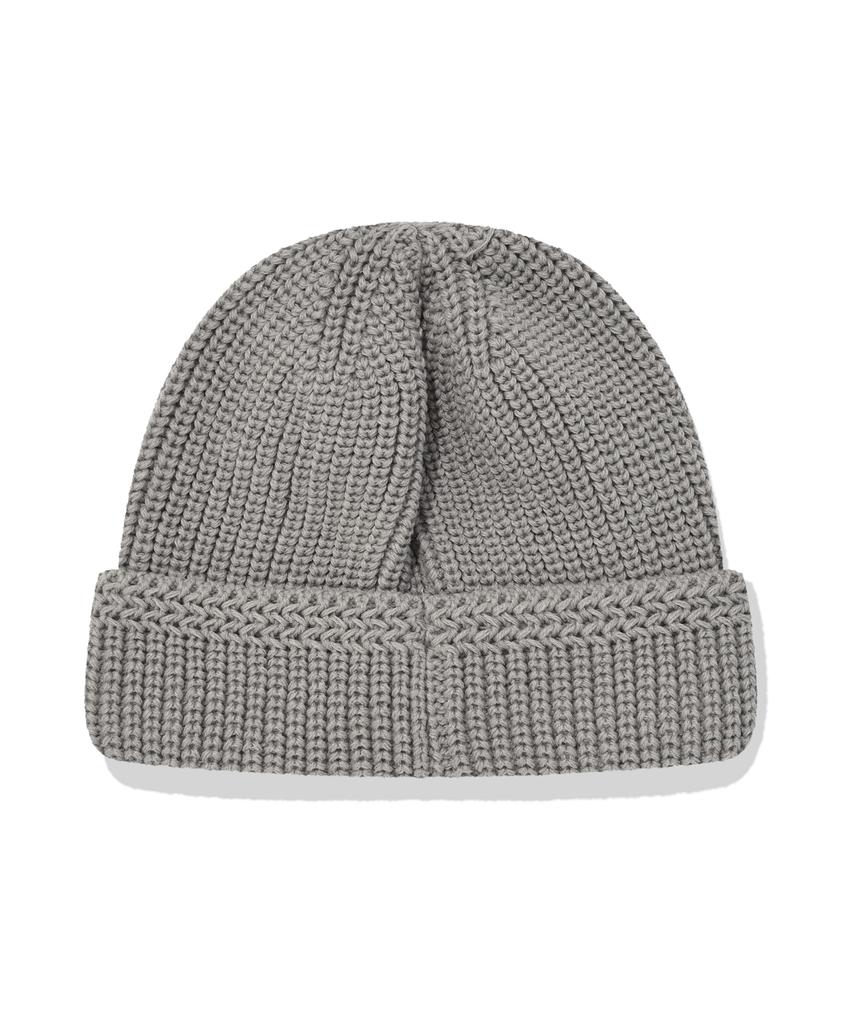COVERNAT Authentic C Logo Short Beanie Grey