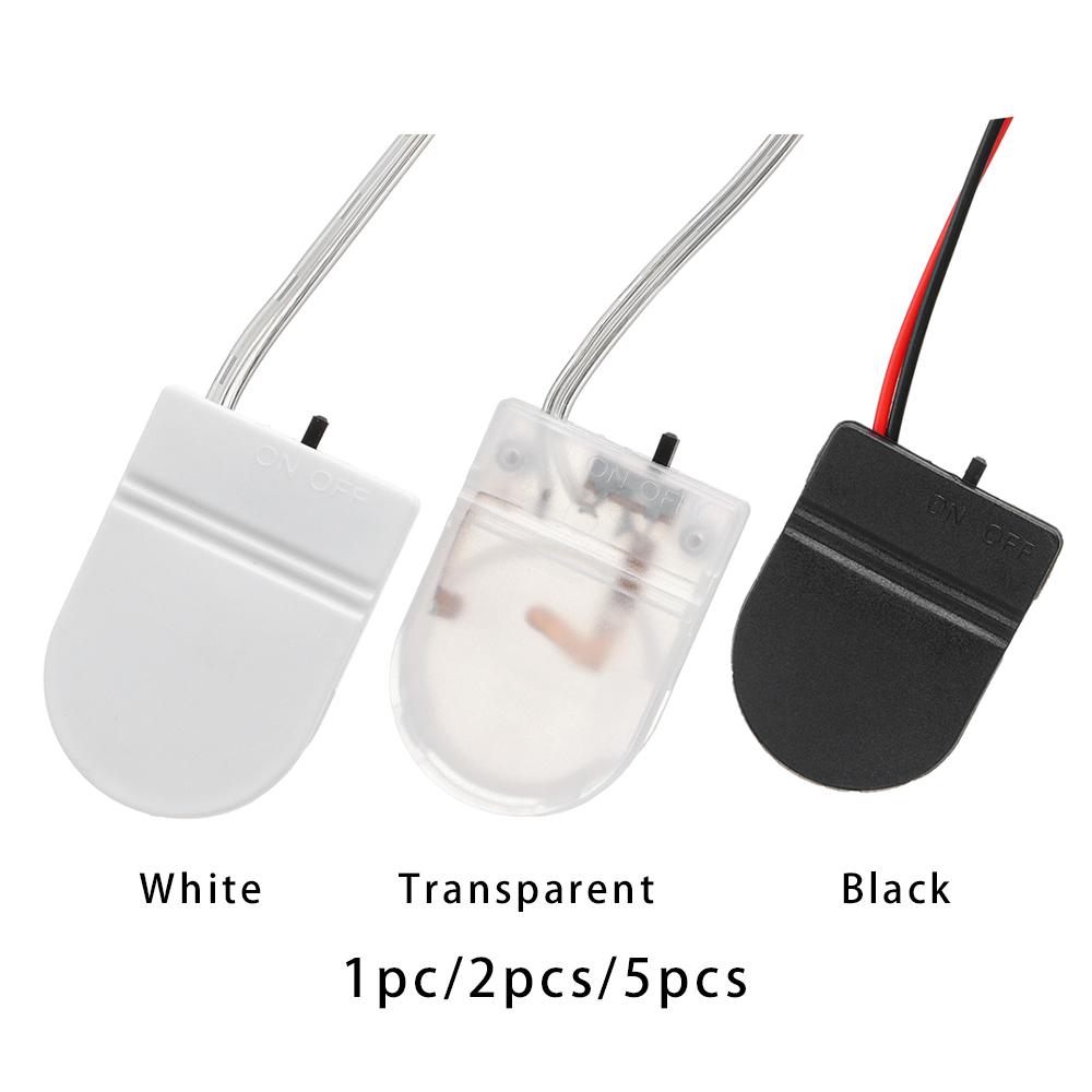 3 Colors Tool Parts 3V Battery Storage Box Battery Socket Holder CR2032 Case Cover Button Coin Cell
