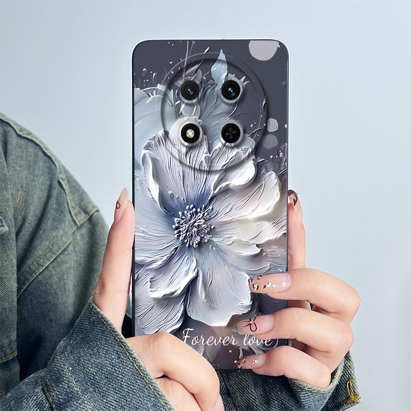 Чехол для телефона Honor X9c 5G HonorX9C 5G Capa Силиконовый Сладкий Расписной Мультяшный Корпус Милый Цветочный Печатный Защитный Funda Чехол