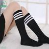Женские носки, длинные носки в полоску, длинные чулки, теплые гольфы до бедра для женщин и девочек, модные полосатые гольфы