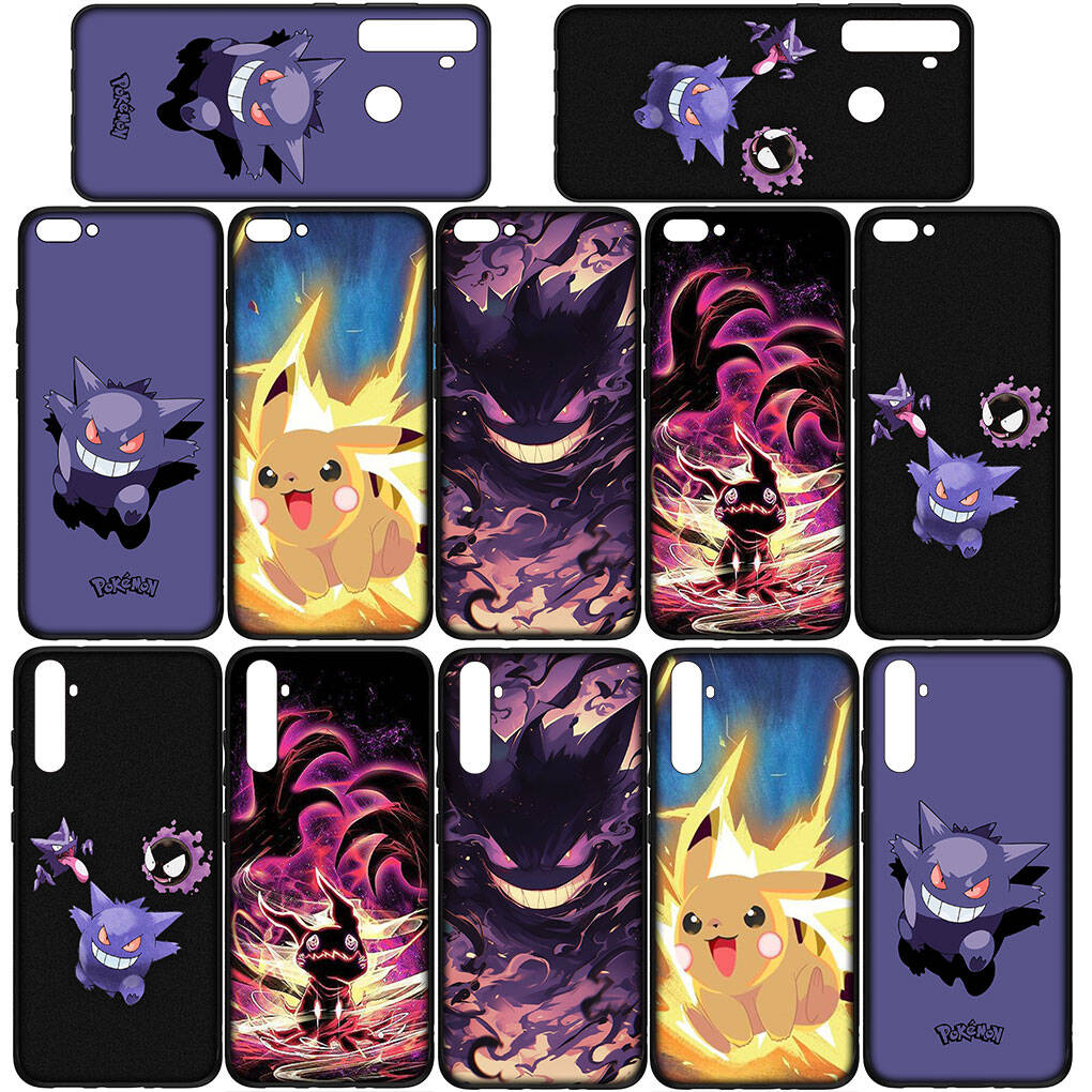Phone Case for iPhone 17 16 15 Plus Xiaomi Poco F8 F7 X7 X6 M8 C85 C75 Redmi Note 14 12 11 13 Pro Max A4 14C 13C 15C Pikachu Pokemon GO Gengar Cover