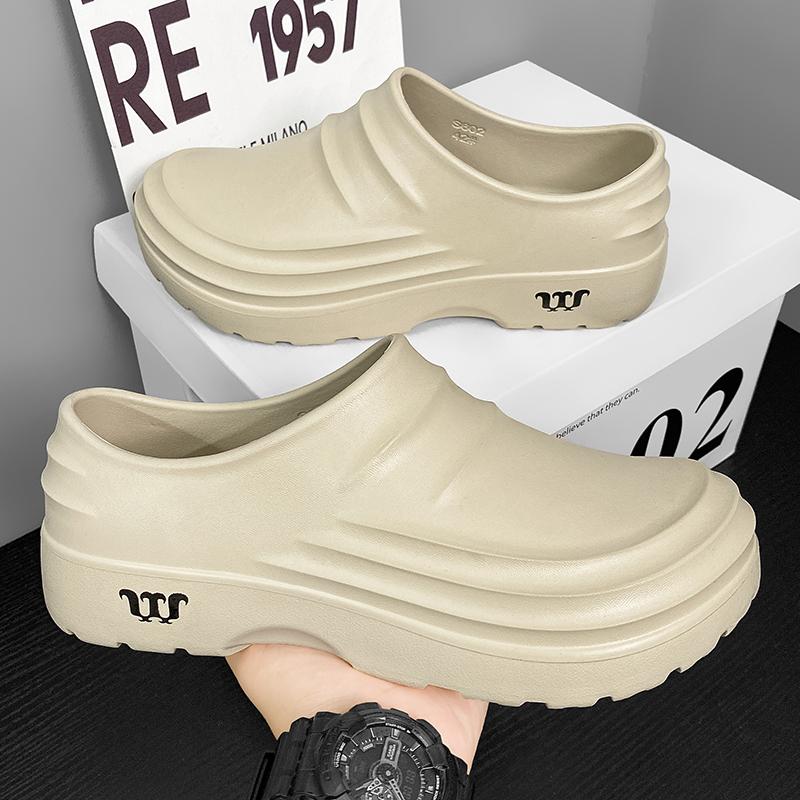 2024 Мужская и женская обувь для шеф-повара из ЭВА, нескользящая, водонепроницаемая, маслостойкая, удобная рабочая обувь, высококачественная защитная обувь для улицы