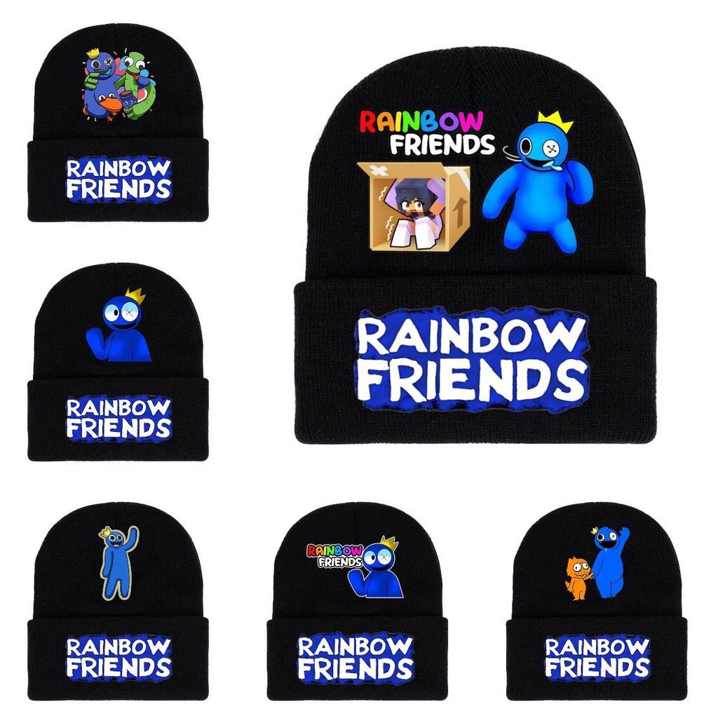 Вязаная шапка Roblox Rainbow Friends Мягкая и теплая Рождественский подарок для мужчин и женщин