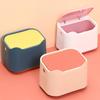 Cute Desktop Waste Bin Household Table Sundries Plastic Office Supplies Trash Can Mini Sitting Room Dustbin Barrel Box