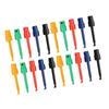 20Pcs Large Test Hook Clip Grabber Test Probe for Electronic Testing Multimeter AccessoriesLarge