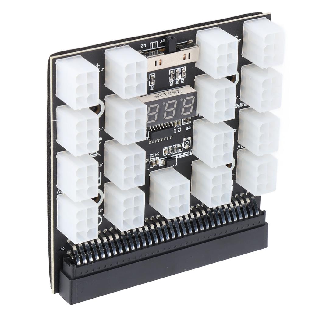 Server Power Converter Board 12V MOS LED Display Stable Safe Power Supply Board Adapter for Server Power