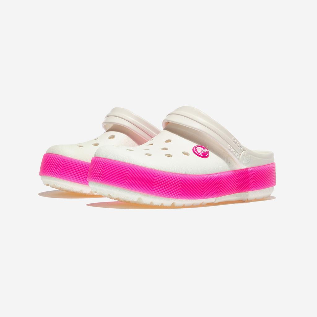 Crocs Croc Band Chevron Light Clog Kids, CRS210465, 1010104311, популярная корейская обувь