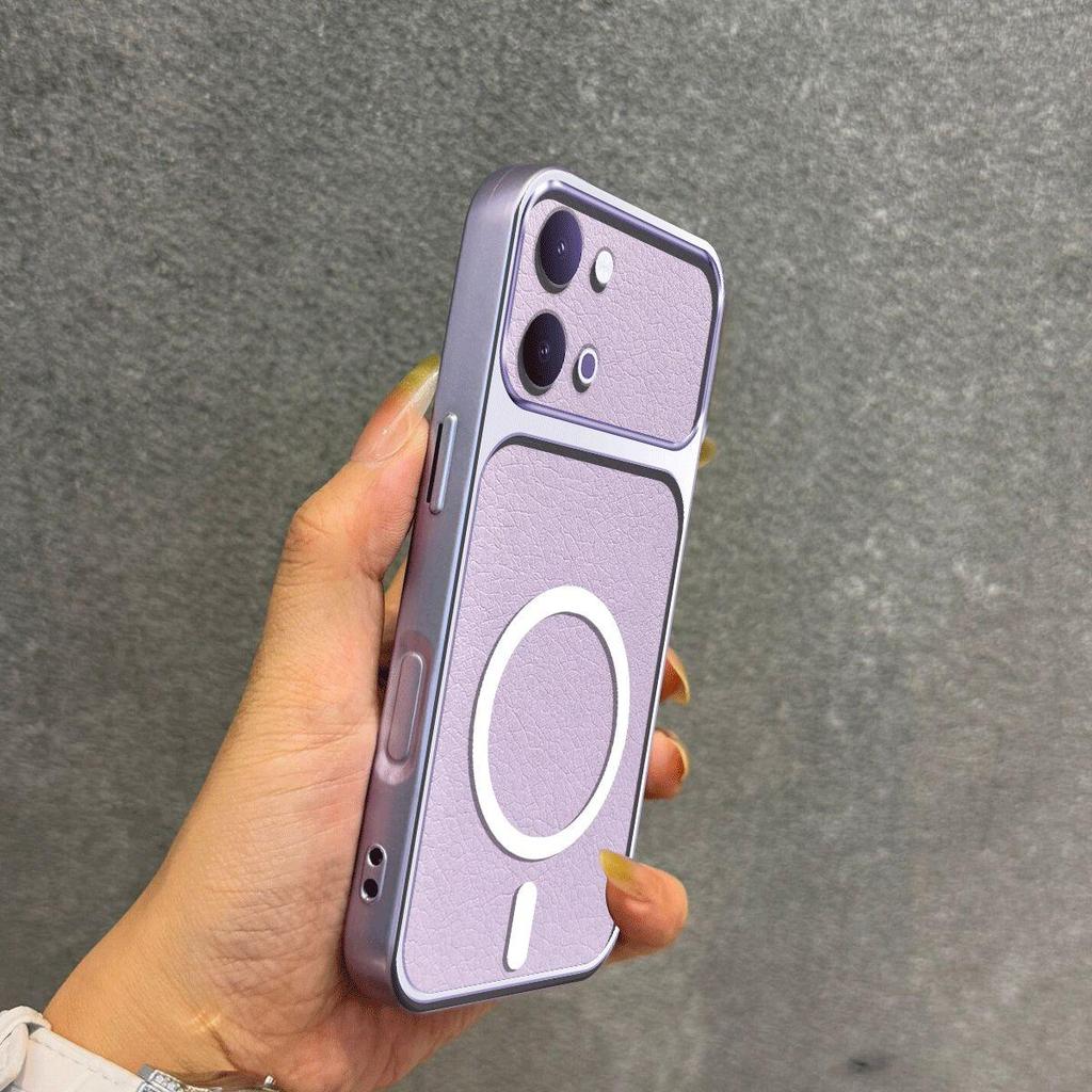 Магнитный чехол из ТПУ с металлическим покрытием для Vivo Y21 5G, Y11d, Y05, противоударный, матовый, мягкая крышка