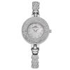 Luxury Women Bracelet Watch Steel Golden Waterproof Elegant Hand Clock Female Fashion Original Lady Diamond Wristwatch Silver