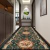 European Style Long Corridor Carpet Living Room Decoration Hallway Runner Rug Persian Style Easy Clean Non-slip Stair Custom mat