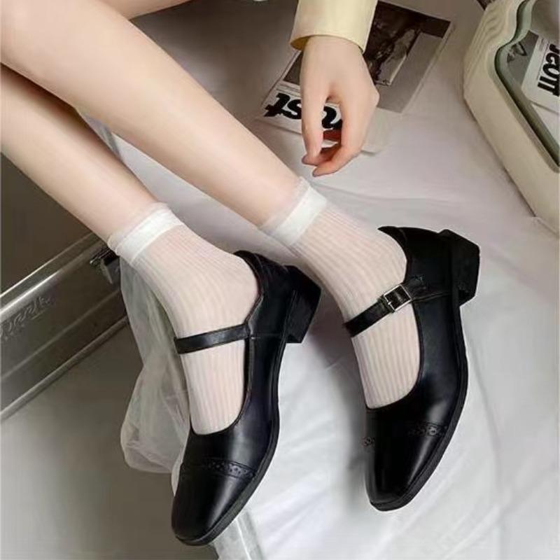 Женские летние носки с сеткой, кружевом, сексуальные, ультратонкие, прозрачные, мягкие, короткие, эластичные, до щиколотки, носки Лолиты, носки Харадзюку в стиле ретро