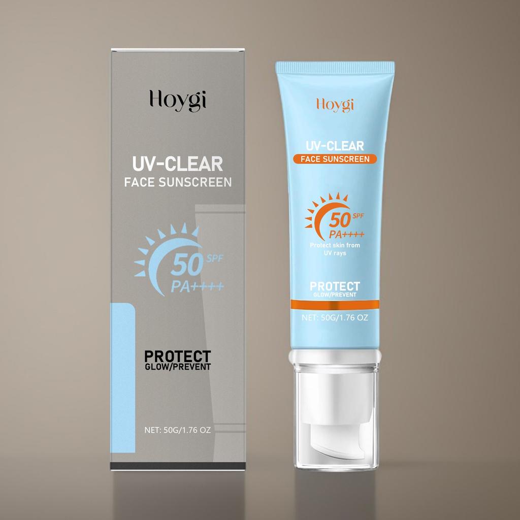 Солнцезащитный крем SPF50+ отбеливающий для меланиновой кожи натуральный увлажняющий солнцезащитный крем для лица и тела натуральные ингредиенты для всех типов кожи блокирует УФ-лучи 50 мл