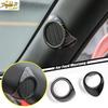 Fit For 2015- Ford Mustang ABS Carbon Fiber A-Pillar Speaker Cover Trim 2PCS