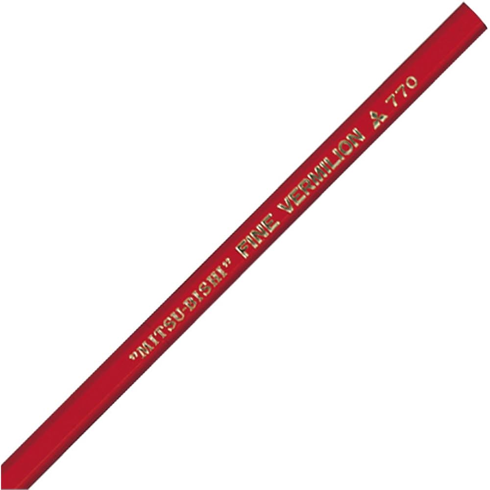 Mitsubishi Pencil Цветные карандаши Шестигранные 770 12 шт Киноварь K770