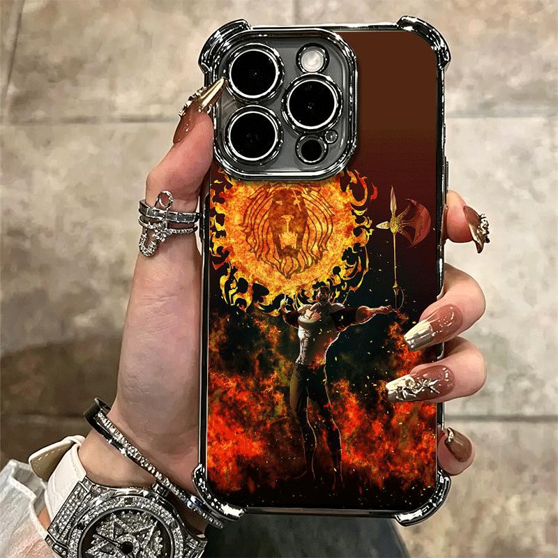 Семь Смертных Грехов Эсканор Мягкий Чехол Для Телефона Для iPhone 15 16 17 Air 14 Pro Max 16E Plus 13 12 Mini Покрытие Защита От Падения Fundas
