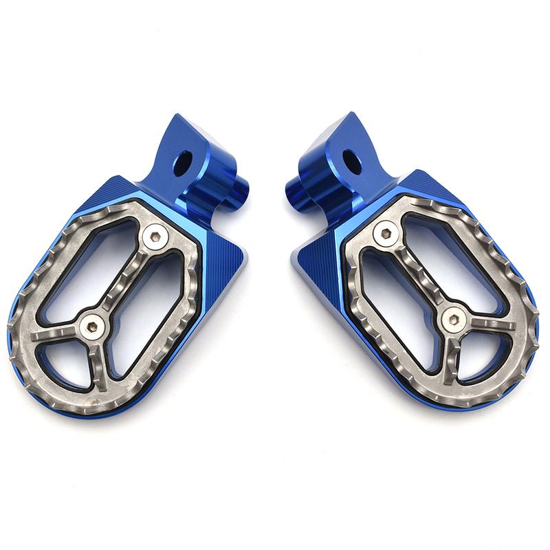 Wide Footrest Foot Pegs Steps For Yamaha YZ65 YZ85 YZ125 YZ125X YZ250 F/FX/X YZ450F/FX WR250F WR450F WR/YZ 400 426 Tenere 700