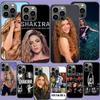 Чехол для телефона S-Shakira Singer для iPhone 17 Air 15 Pro 14 Plus 16 Pro Max 12 13 Mini 11 16E X XS Чехол Милый Fundas