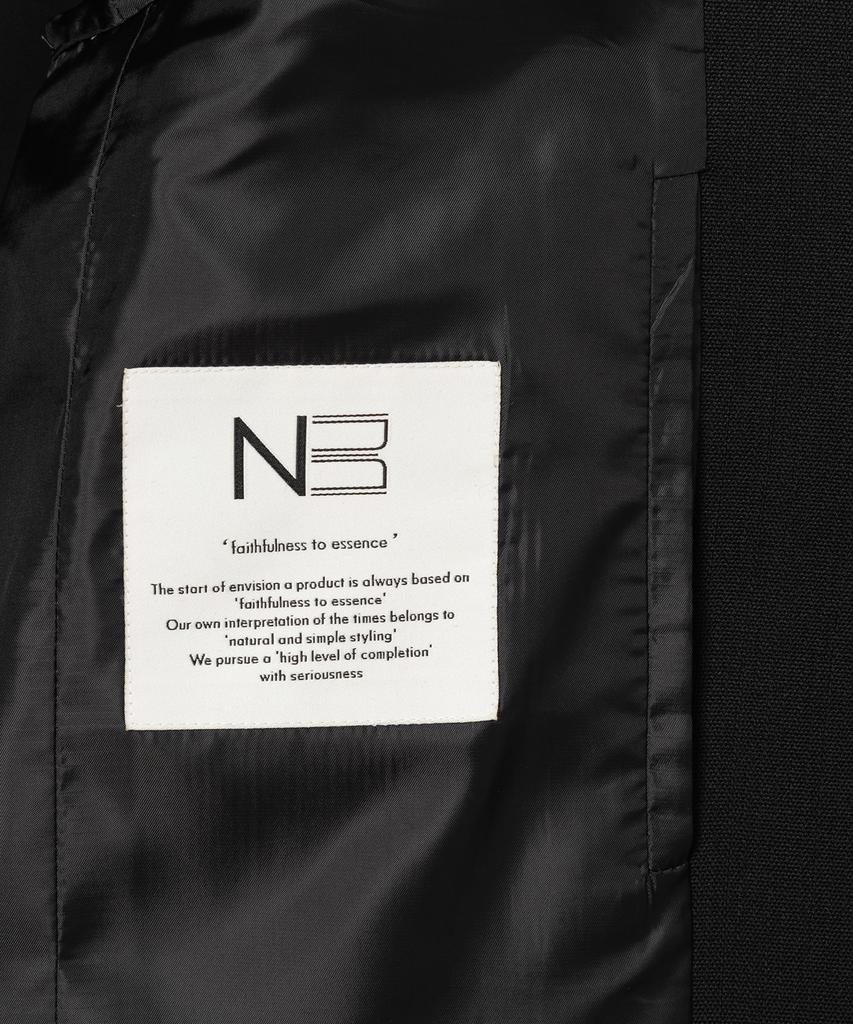 NONBLANK [Set Up] Wool Blend Canvas Loose Fit Setup_Black