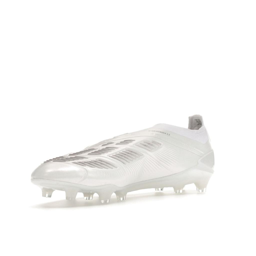 Adidas Predator 24 Elite Laceless FG Pearlized Pack Unisex Sneakers White Cloud-White Silver-Metallic IE1806