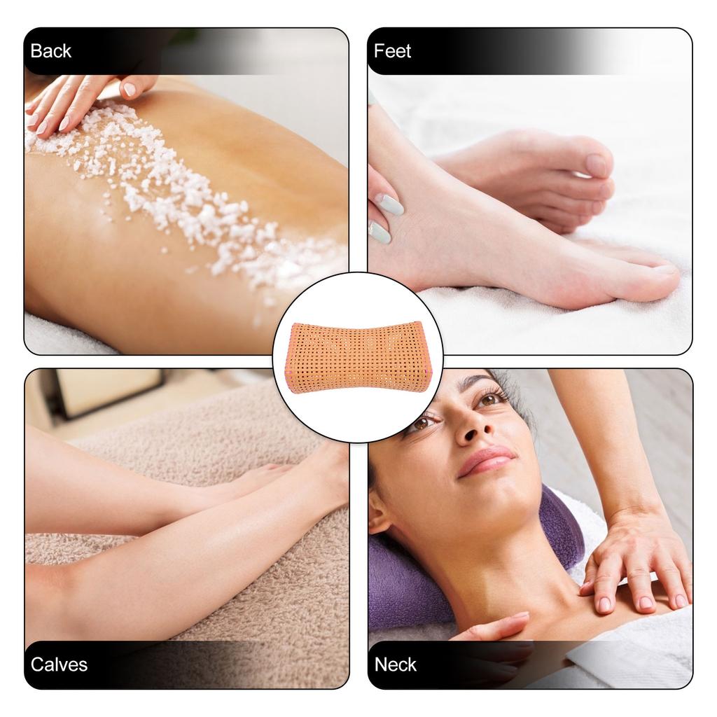 Bed Pillows Sauna Neck Rest Breathable Headrest Footspa/bath Soaker Massager with Heat Summer Bamboo Weaving