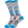 High Quality Custom Calcetines Socken Comic Character Cotton Funky Funny Cartoon Women Socks