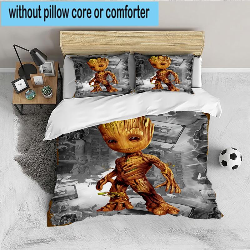 Tree Spirit's Electric Glow 3PCS Bedding set,Ideal for 1pc Duvet Cover And 2pcs Pillowcases Perfect for Fan gift,Ideal for Bedroom, Dormitory