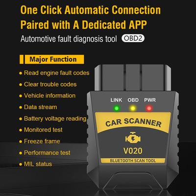 Для ПК с ОС IOS Android считывает и очищает коды неисправностей сканер OBD II OBD2 Автомобильный диагностический инструмент Bluetooth 4.0/2.0 V1.1 считыватель кодов