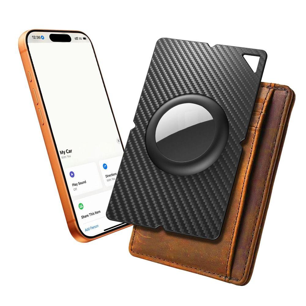 Пластиковый кошелек-картхолдер Трекер для карт Защитный чехол для локатора Apple AirTag Аксессуары