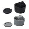 Hexagonal Silicone Coaster Set With Nonslip Base And Storage Box For Hot Beverages Coffee Teas Mat Office Home Use