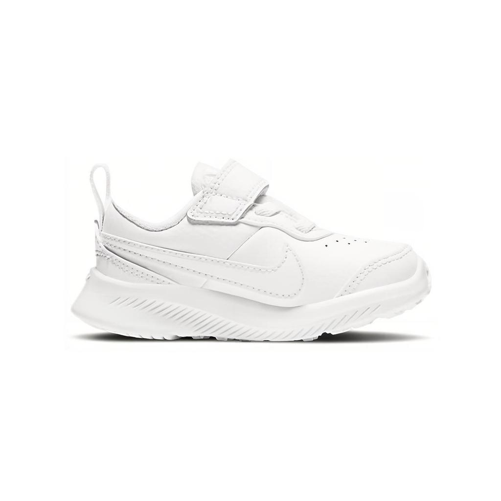Nike Кожаные низкие кроссовки в стиле varsity для малышей, чисто белые, для младенцев и малышей, CN9397-101