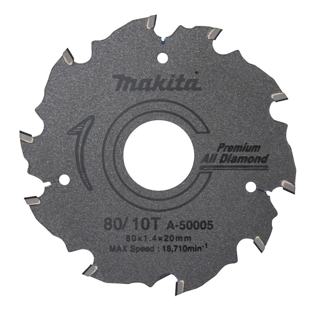 Makita Премиум All Алмазная пила Внешний диаметр 80 мм Количество лезвий 10T A-50005