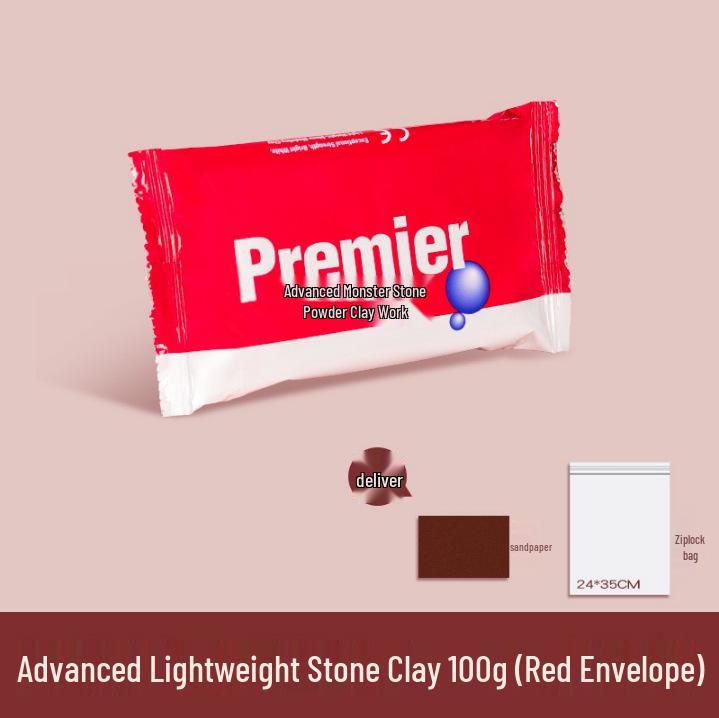 Набор белой самозатвердевающей глины Ladoll 500 г - DIY-глина для лепки фигурок, не требующая обжига