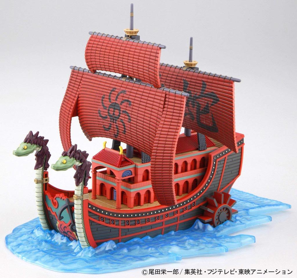 One Piece Grand Ship Collection Kuja Pirate Ship TV Animation ONE Plastic Model (From PIECE) Color-coded