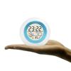 Temperature Display Digital Wake Up Clock 7 Colors Changing Night Light Clock  Travel Use
